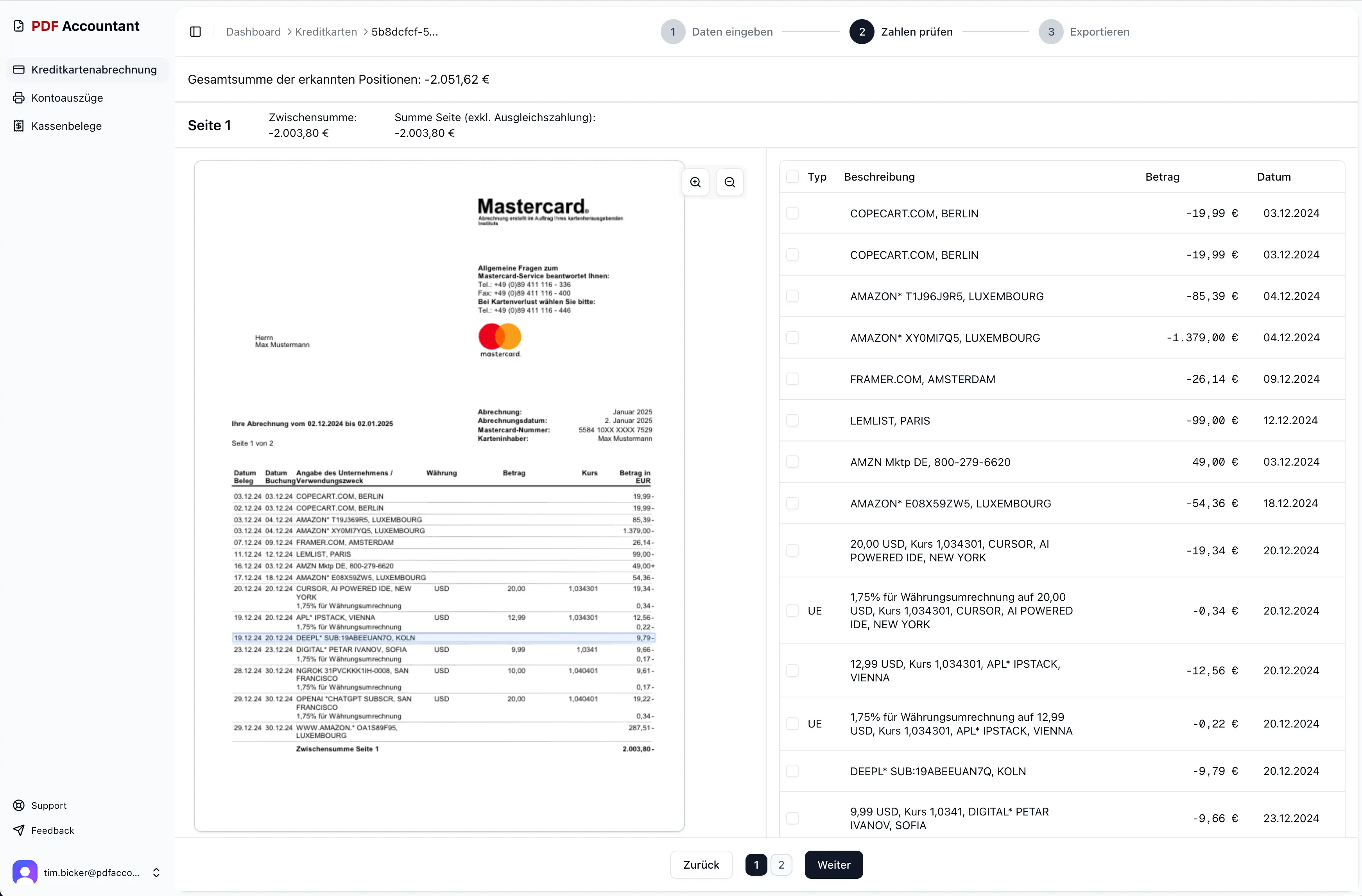 PDF Accountant